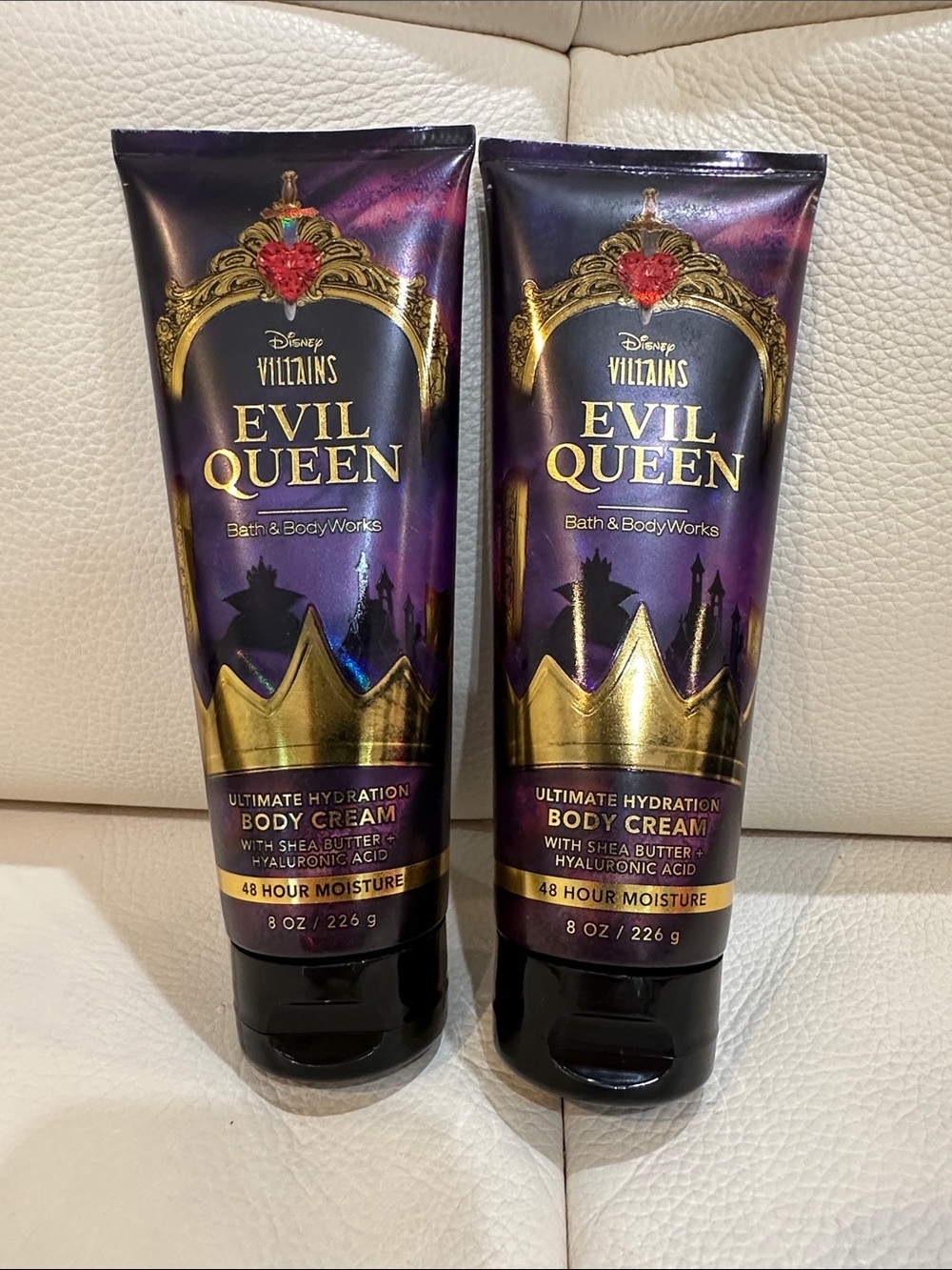 Bath & Body Works Disney Evil Queen Ultimate Hydration Body Cream Bundle of 2